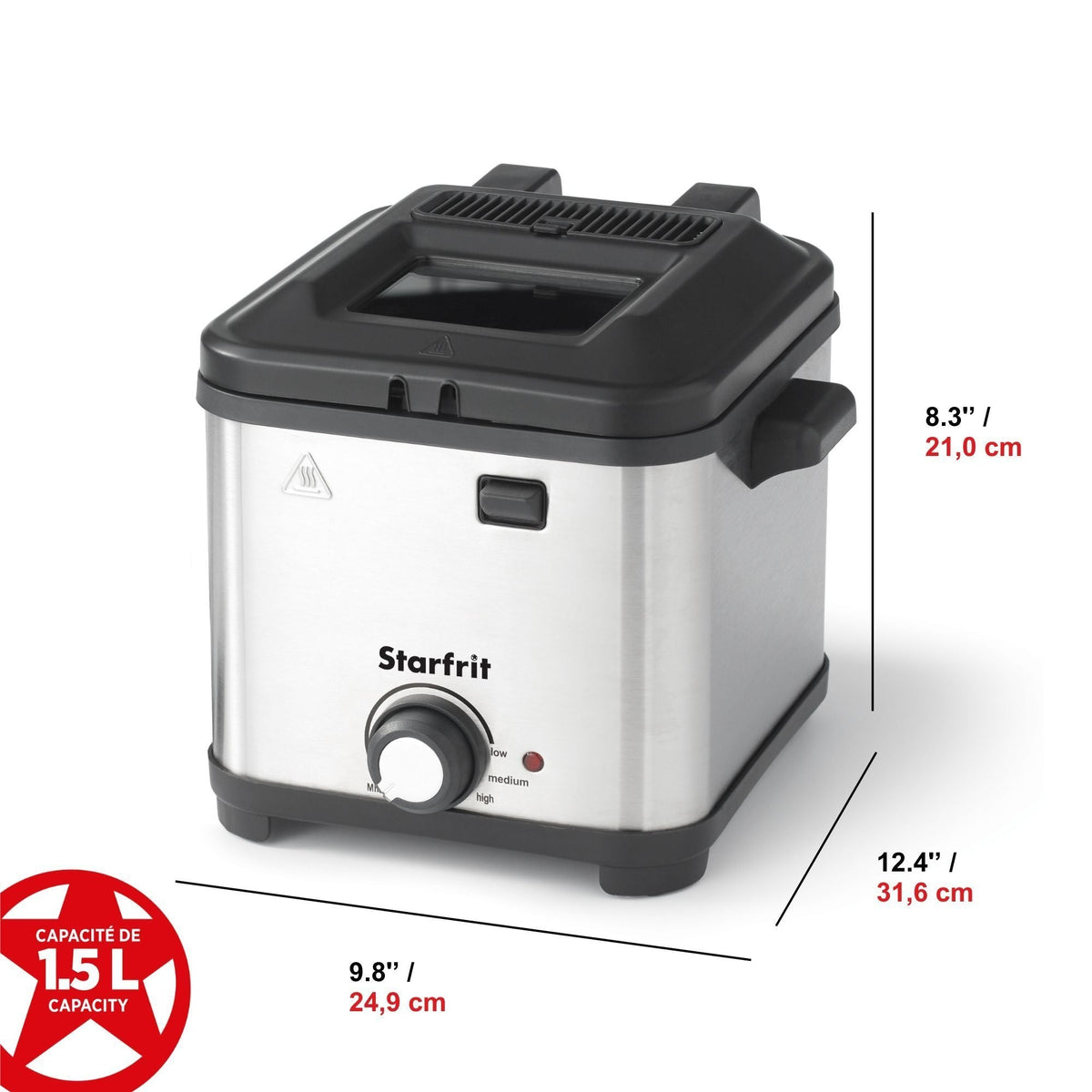 Deep Fryer with Variable Temperature Control, 1.5-L V5D9 - product image 5