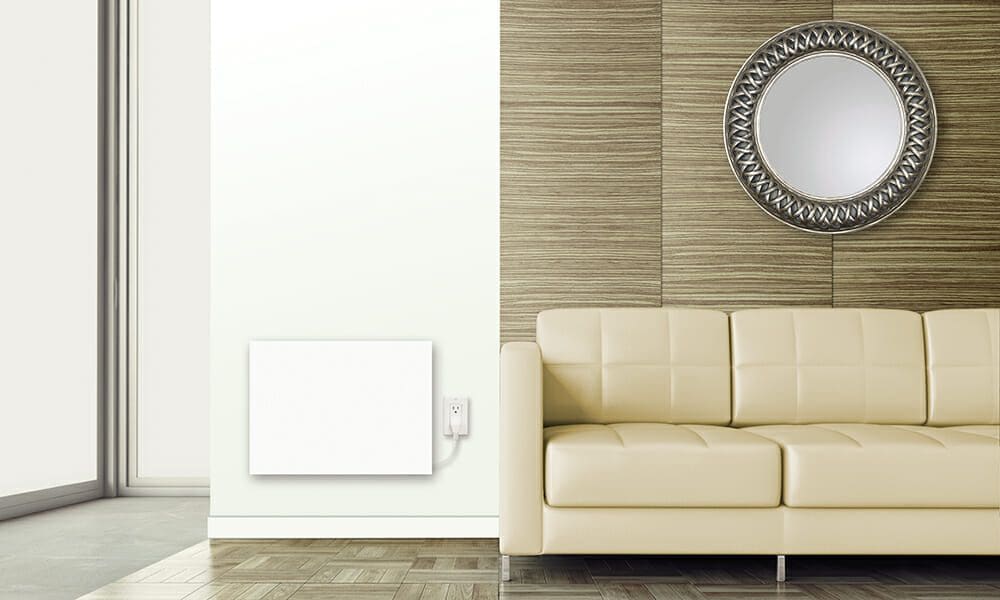 Convector Heater withBuilt-In Electric Thermostat, 1500W, White E7D1 - product image 6