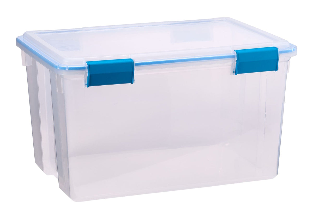 Clear Storage Box with Gasketed Lid, 51-L P9I9 - product image 2