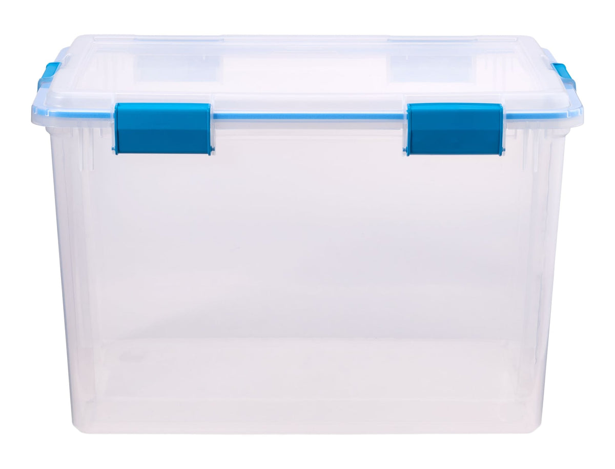 Clear Storage Box with Gasketed Lid, 76-L F0H2 - product image 1