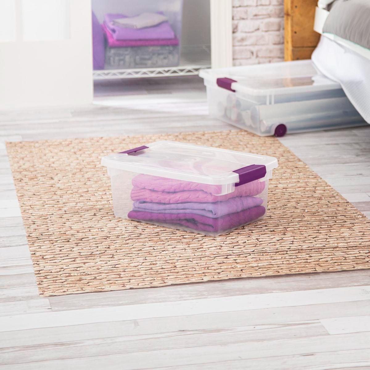 ClearView Storage Box with Latched Lid, 14-L Y2Q7 - product image 8