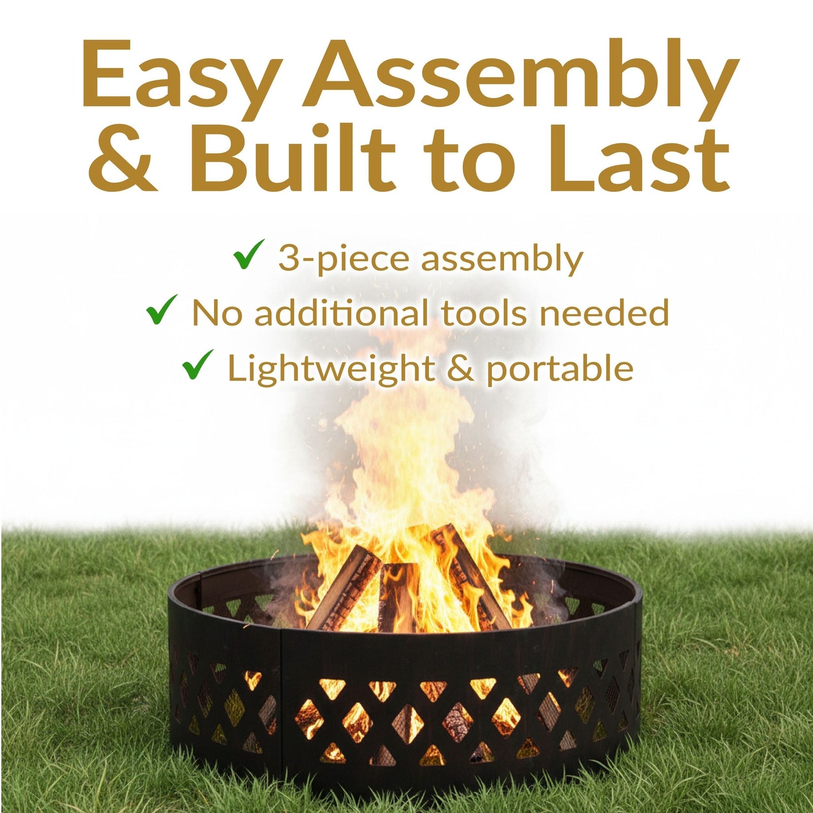 Decor Cut Out Wood-Burning Fire Ring, 36-in W1Y1 - product image 5