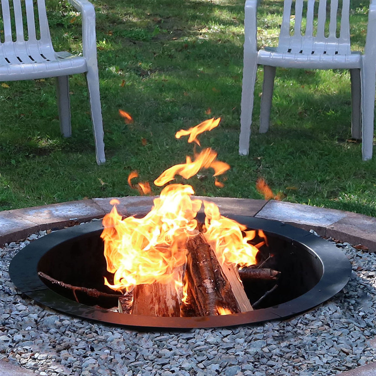 Decor Heavy Duty Fire Pit Ring Liner, 39-in J6O3 - product image 7