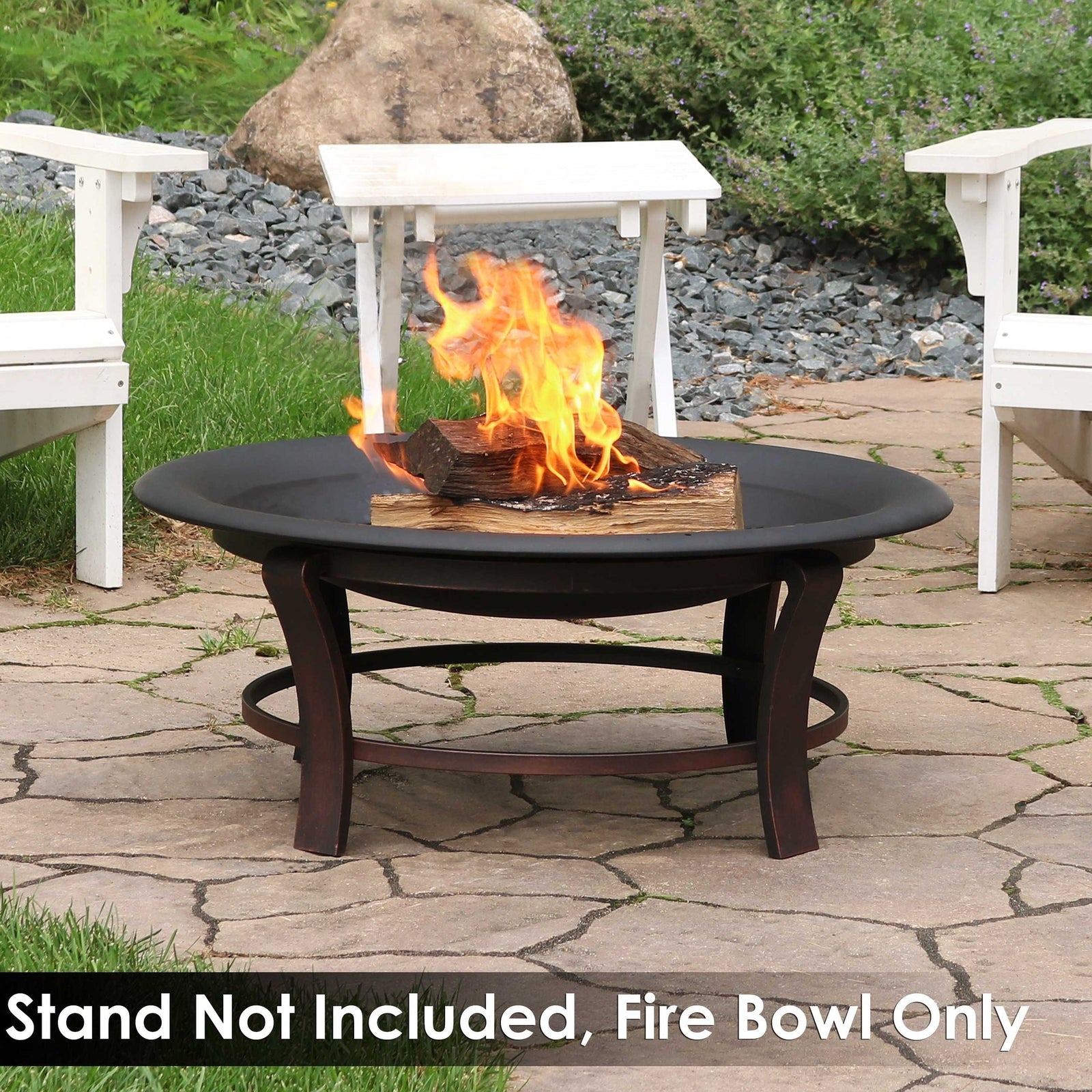 Decor Replacement Fire Pit Bowl, Black, 32-in K6Y6 - product image 4