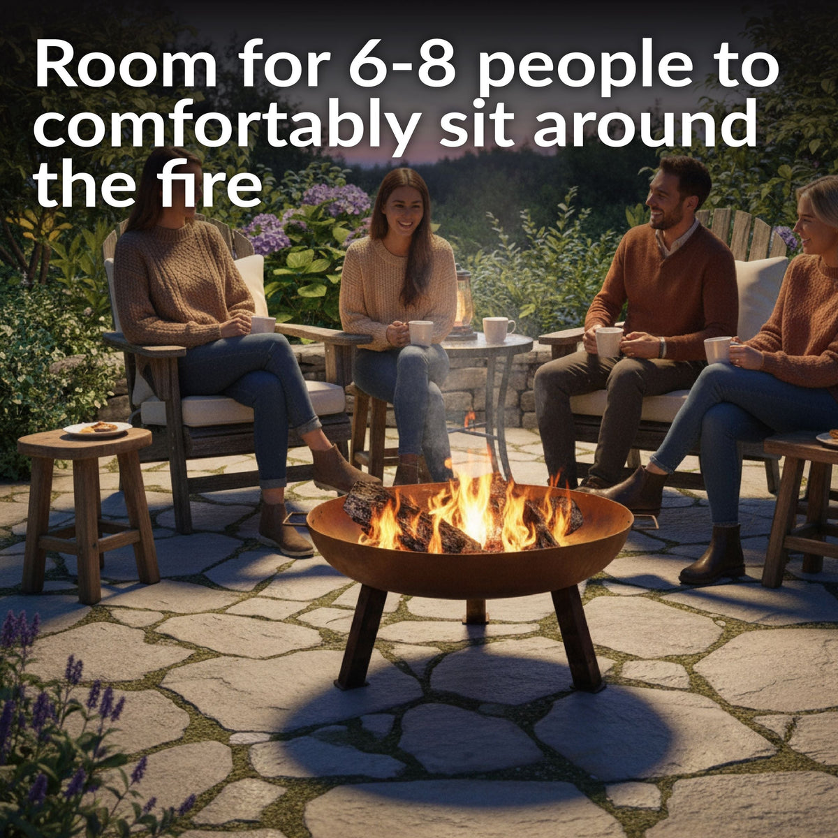 Decor Rustic Cast Iron Fire Bowl, 30-in A7S3 - product image 6