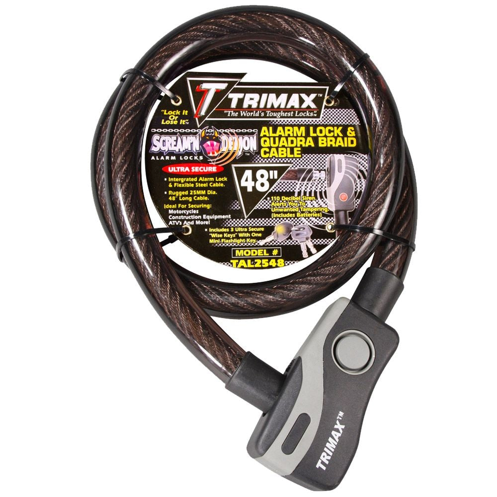 48-in Alarmed Lock Chain with Quadra Braid Cable Y0Q9 - product image 1