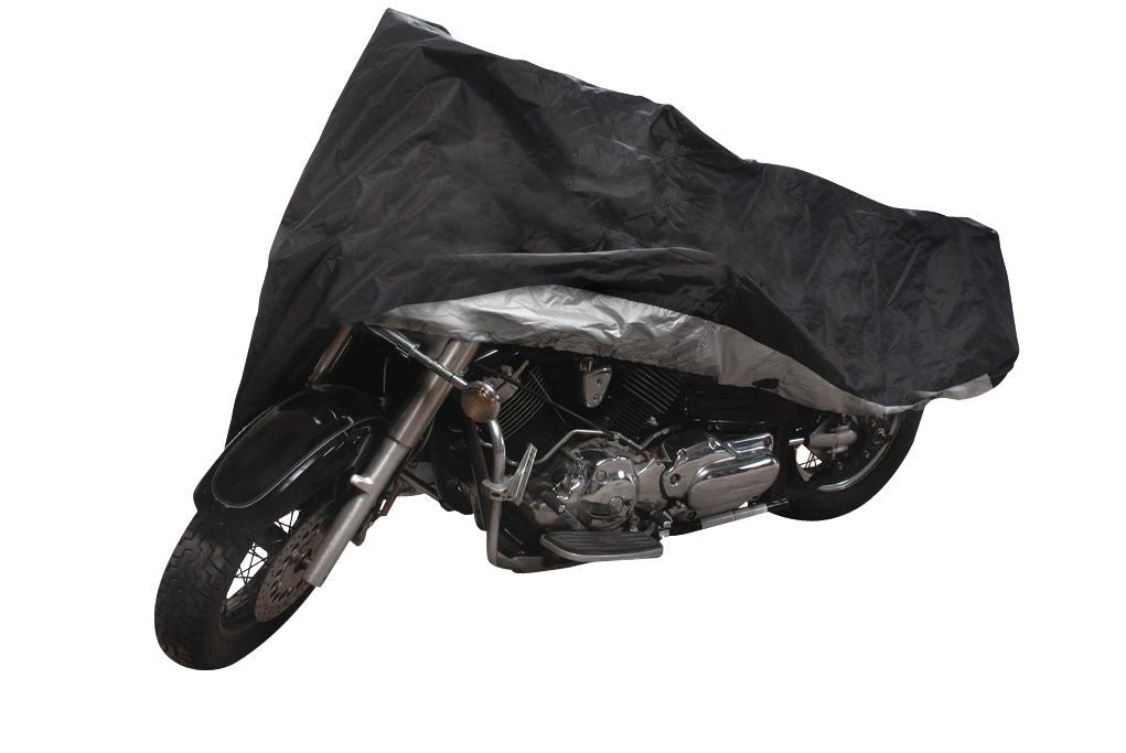 Premium Polyester Motorcycle Cover, Black, Medium Y5Q4 - product image 2