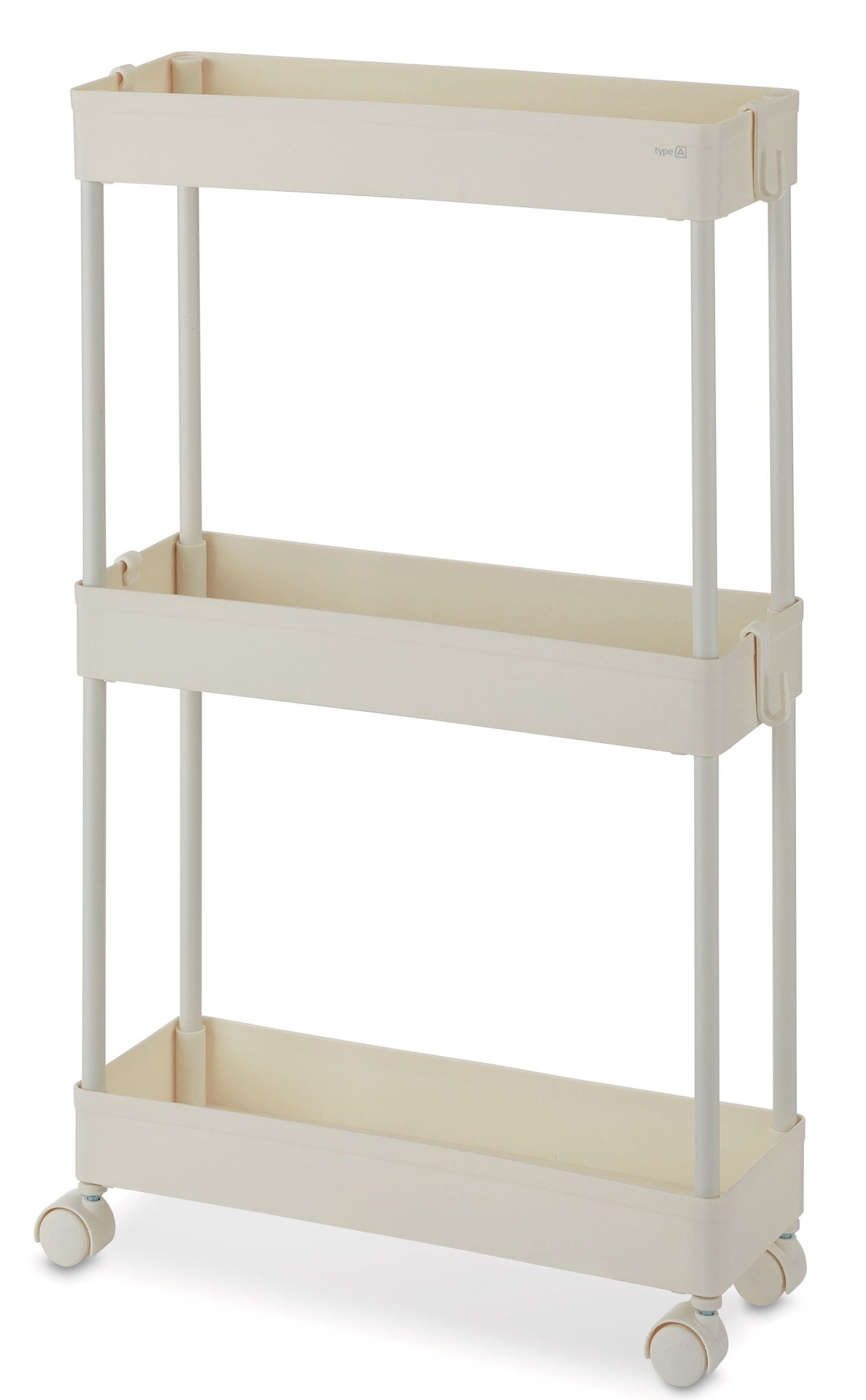 type A 3-Tier Slim Storage Cart, Lockable Wheels J1H9 - product image 1
