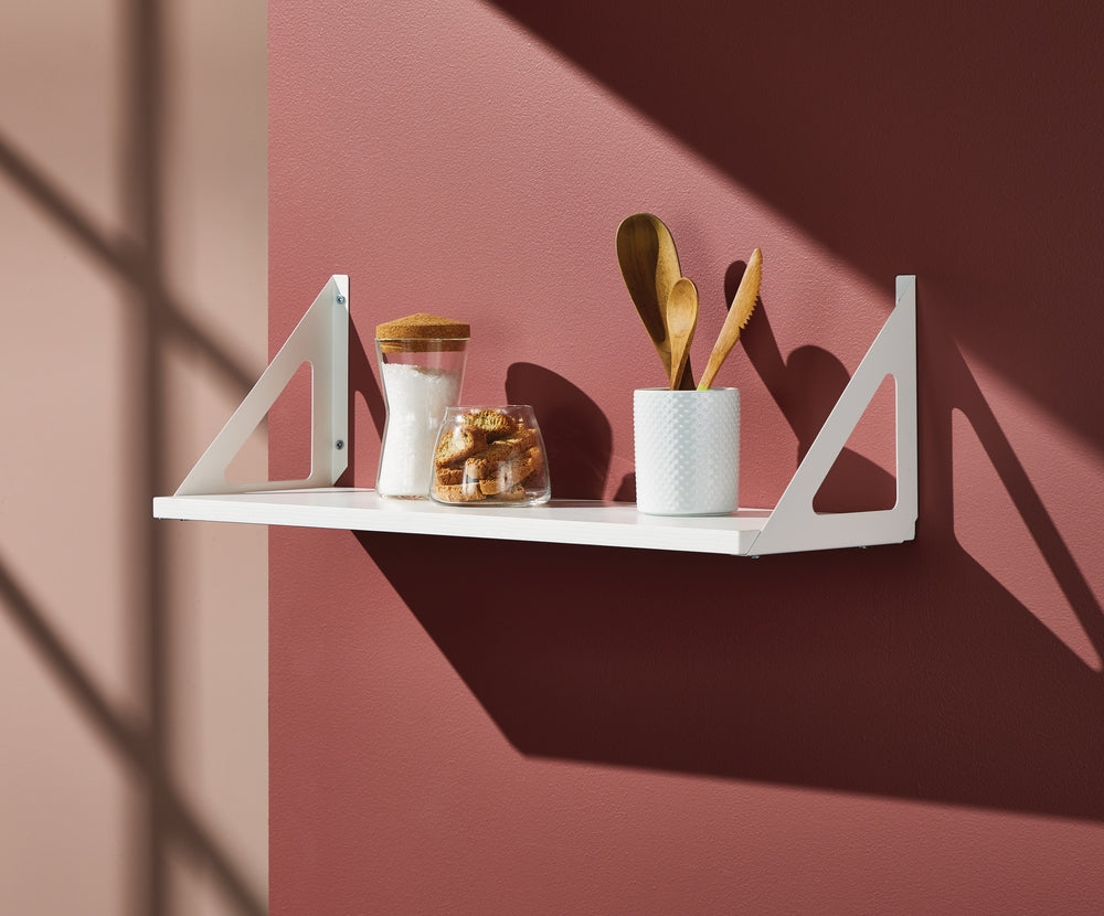 type A Align Floating Dual Bracket Shelf Kit, White, 8 x 24-in T2N0 - product image 4