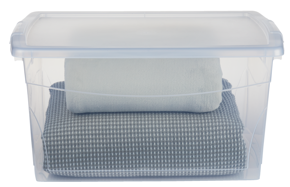 type A Clarity Transparent Storage Box with Lid, 50-L O1N2 - product image 5