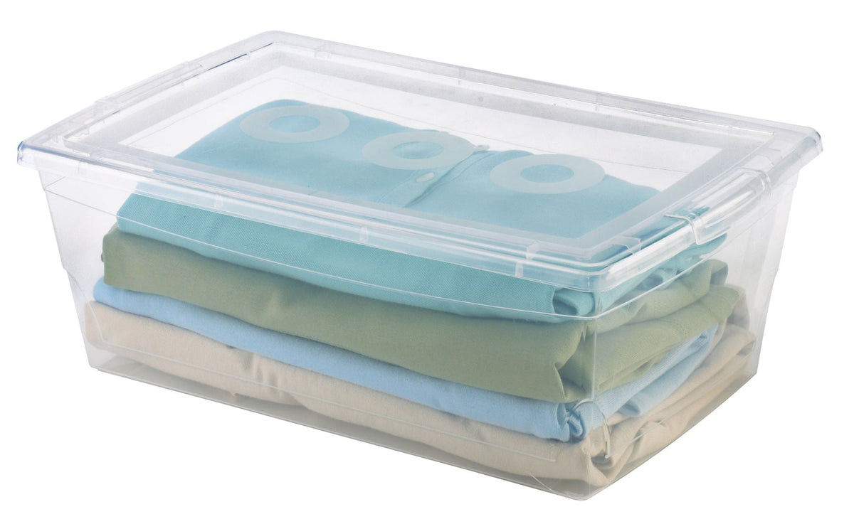type A Clarity Transparent Storage Box with Lid, 9-L G3F0 - product image 6