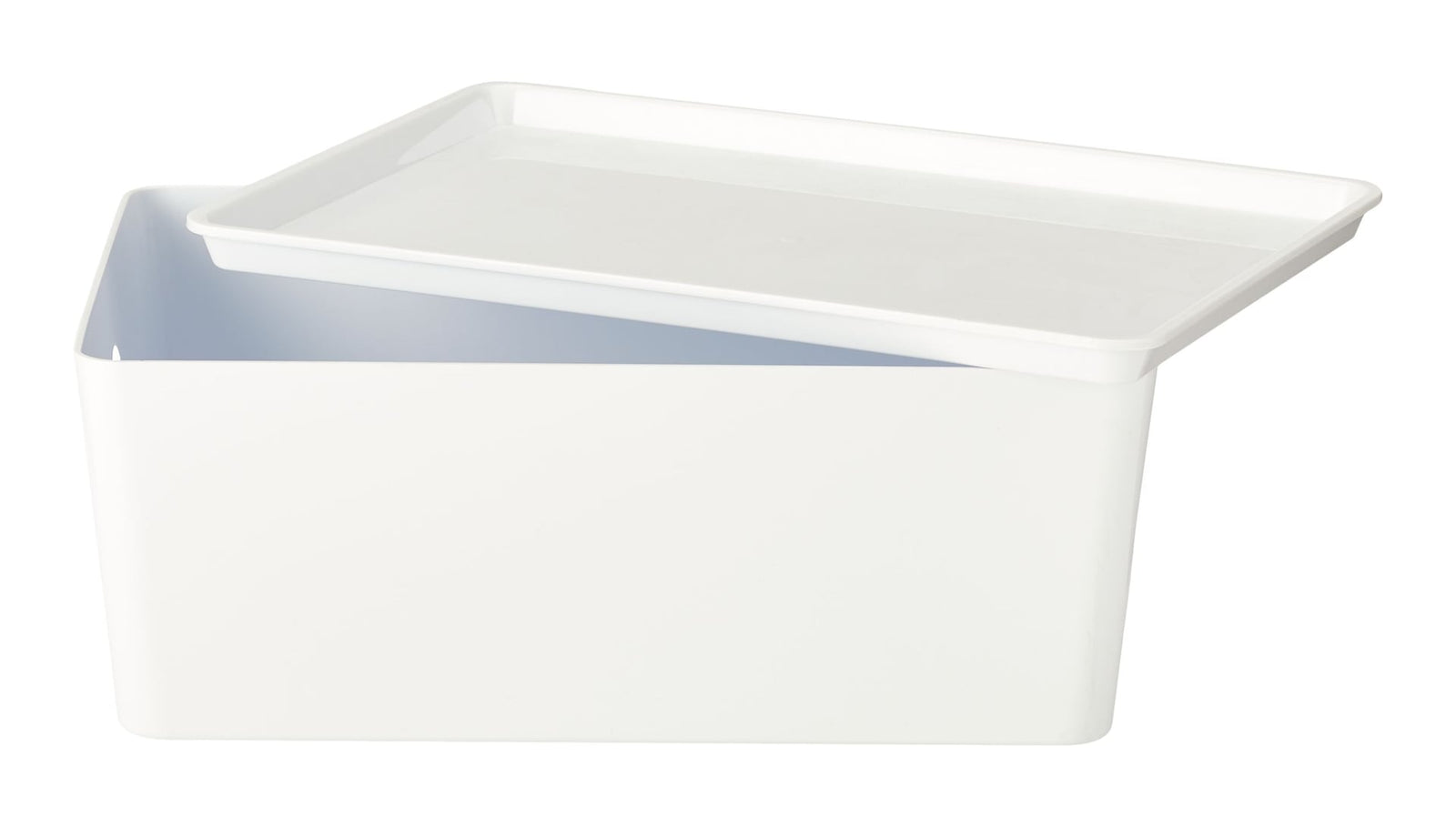 type A Flexible Storage Bin with Lid, White, 3.8-L K2A9 - product image 8