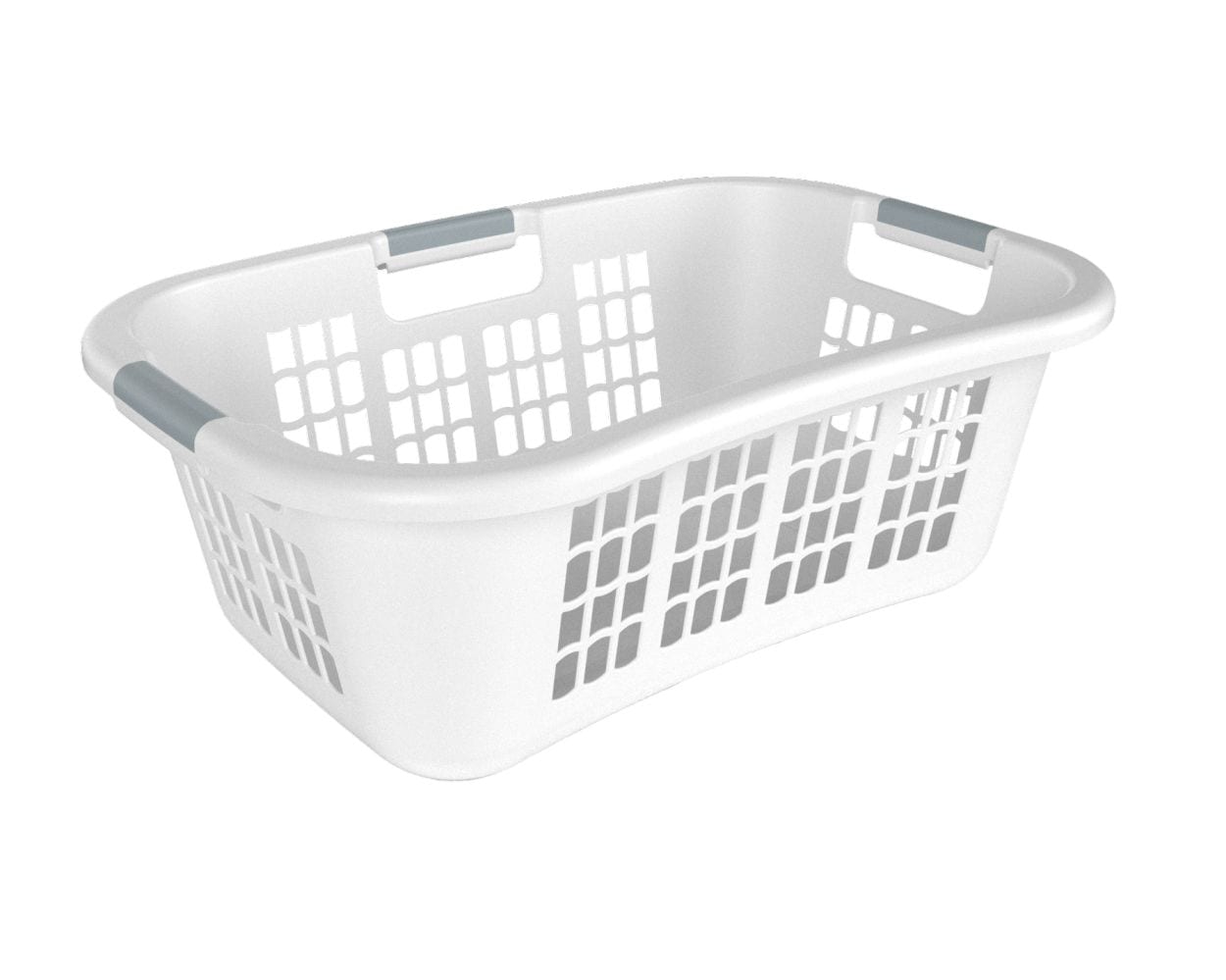 type A Hip Hugging Laundry Basket, Standard, White F7V4 - product image 1