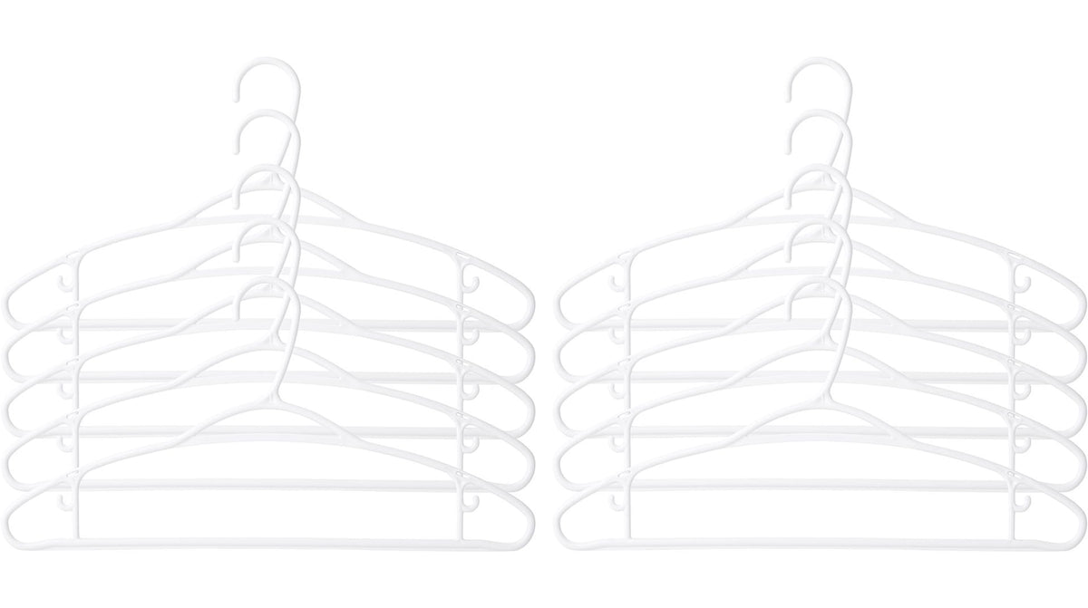 type A Plastic Slim Hangers, 10-pk T9O0 - product image 1