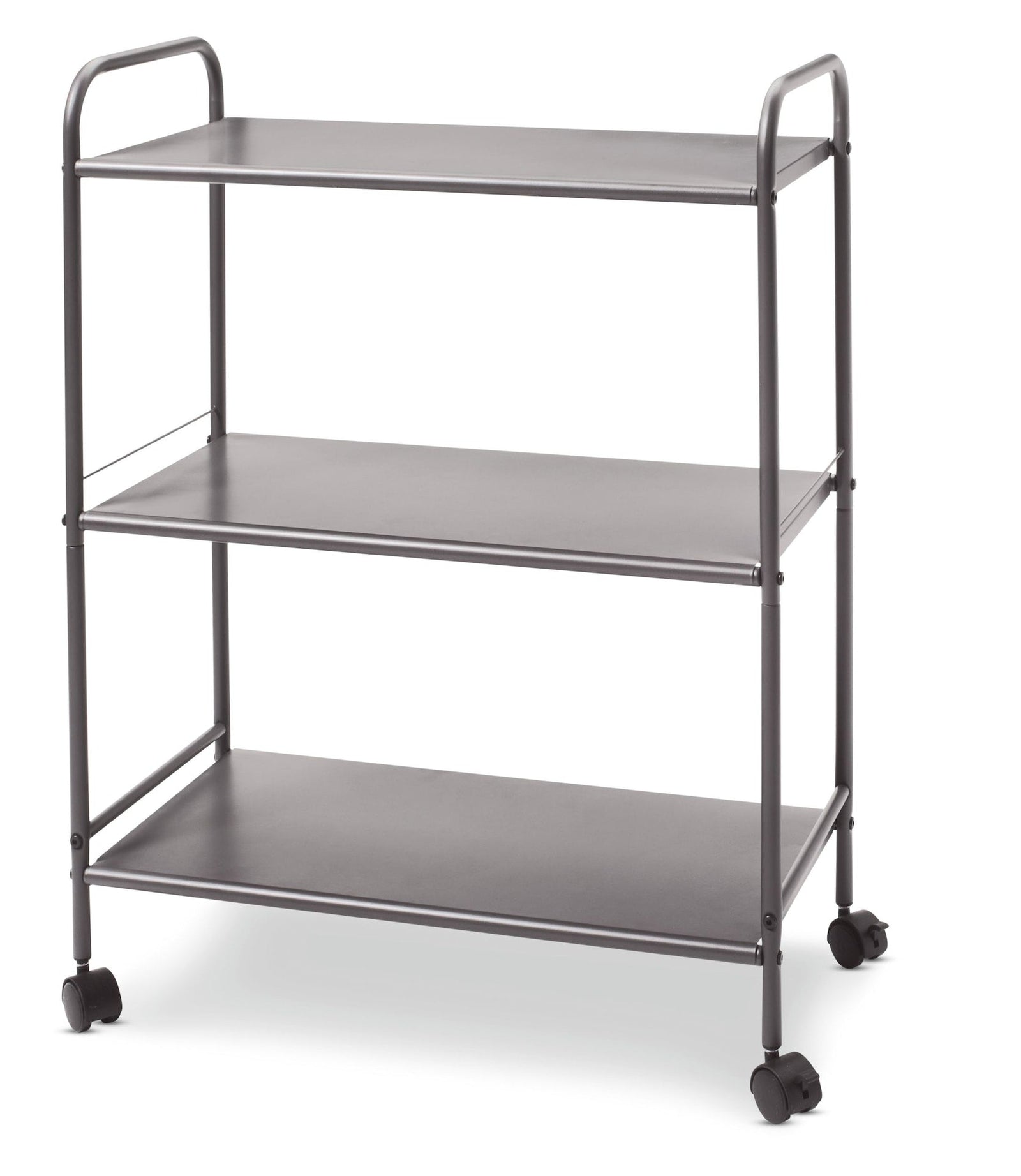 type A Radiant 3-Tier Utility Cart with Wheels, Grey Q4Y8 - product image 1