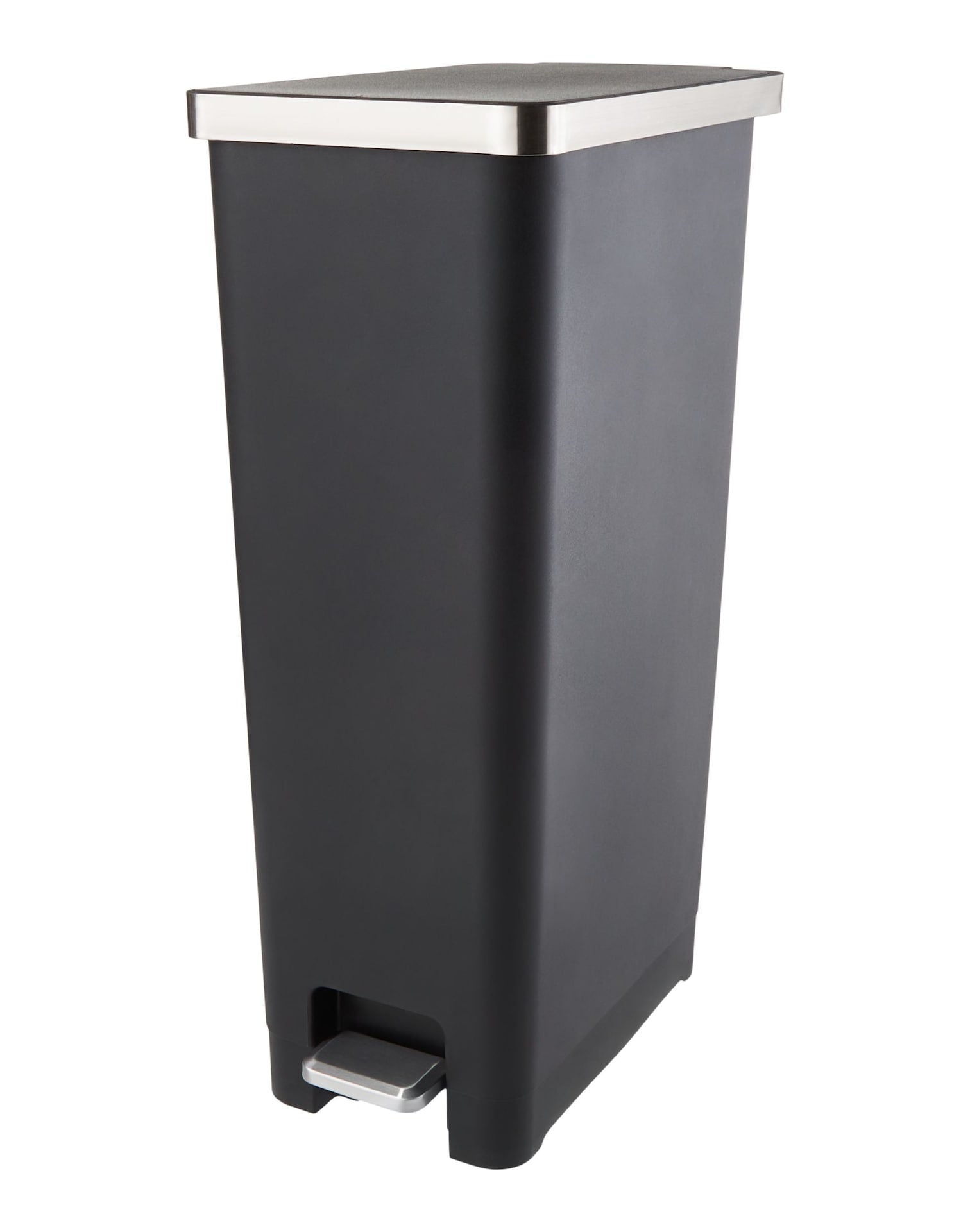 Type A Slim Black Resin Garbage Can, 30-L R6F5 - product image 1