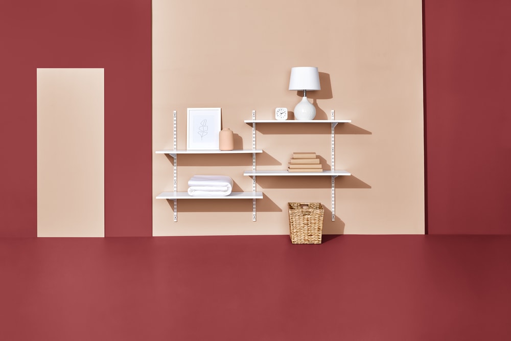 type A Wooden Floating Wall Shelf Board, White, 16 x 35-in Q2B1 - product image 2