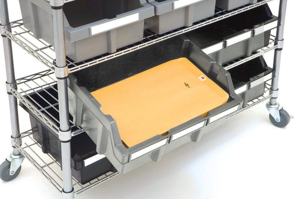 Classics 7-Tier NSF 16-Bin Rack Shelving, 36-in x 14-in x 56-in X1F5 - product image 5