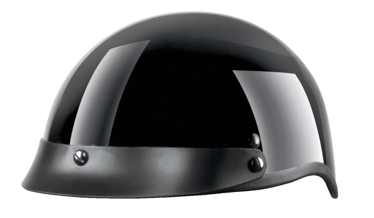 Shorty Classic Half-Shell Cruiser Helmet, Lightweight, Black, Assorted Sizes S2W7 - product image 1