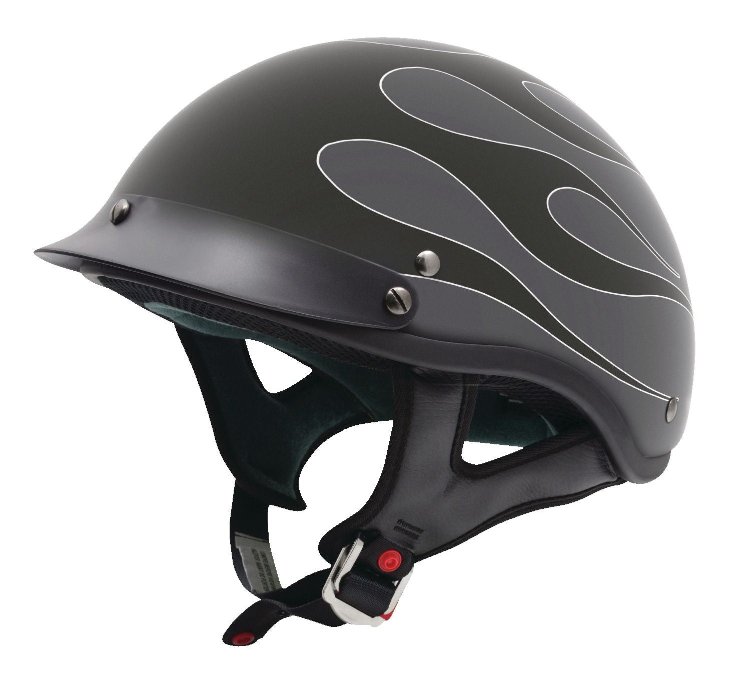 Shorty Classic Half-Shell Men's Motorcycle Helmet, Assorted Sizes F6R0 - product image 1