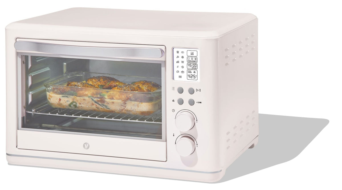 Digital Multi-Functional Air Fryer Toaster Oven with 11 Pre-Set Functions, Shortbread, 6-Slices Z7X0 - product image 1