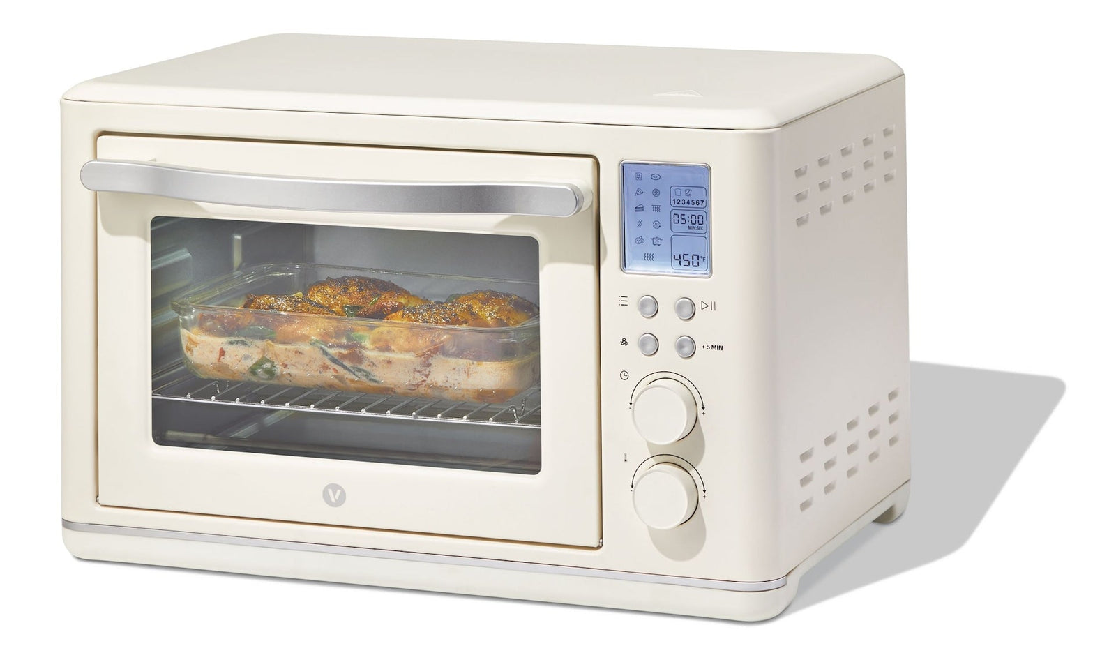 Digital Multi-Functional Air Fryer Toaster Oven with 11 Pre-Set Functions, Shortbread, 6-Slices Z7X0 - product image 4