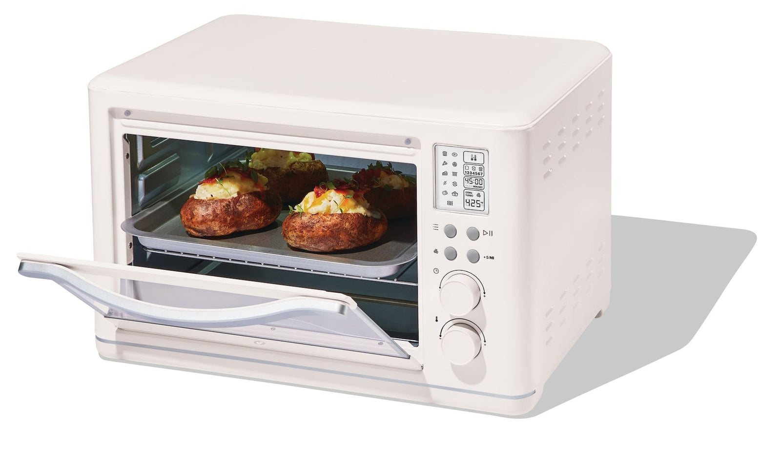 Digital Multi-Functional Air Fryer Toaster Oven with 11 Pre-Set Functions, Shortbread, 6-Slices Z7X0 - product image 5