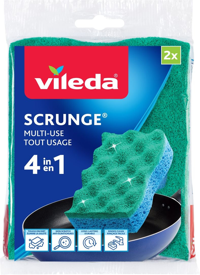 Scrunge Multi-Use, Non-Scratch Scrub Sponge, 2-pk W2V2 - product image 2