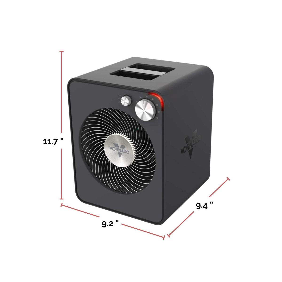 VMHi300 Whole Room Metal Heater with Adjustable Thermostat, Storm Grey G5W4 - product image 4