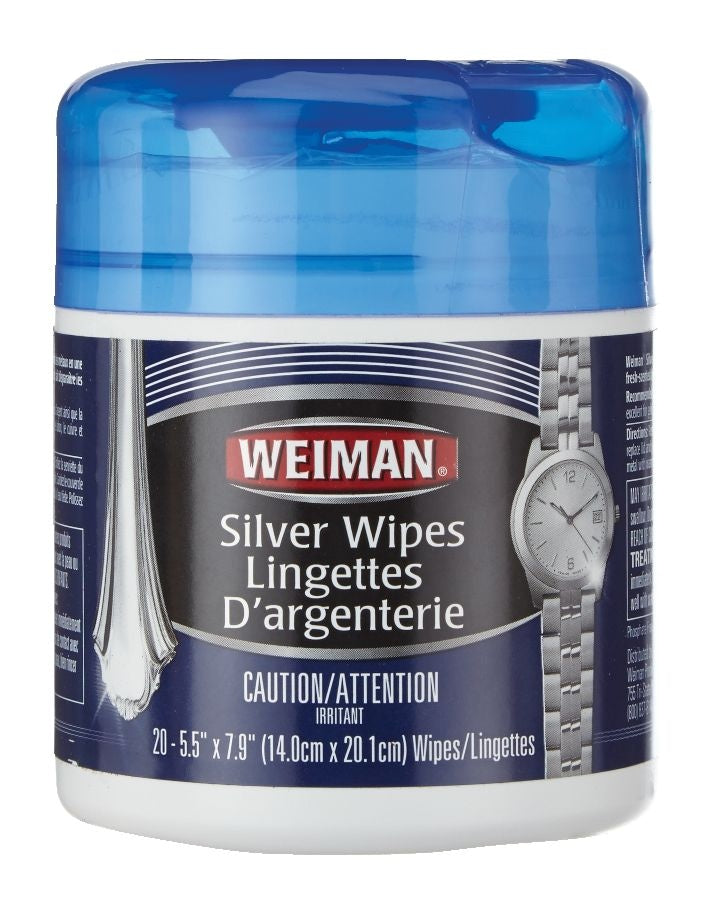 Silver Wipes, for Sterling Silver, Silver Plate & Fine Antique Silver, 20-pk J6T7 - product image 1