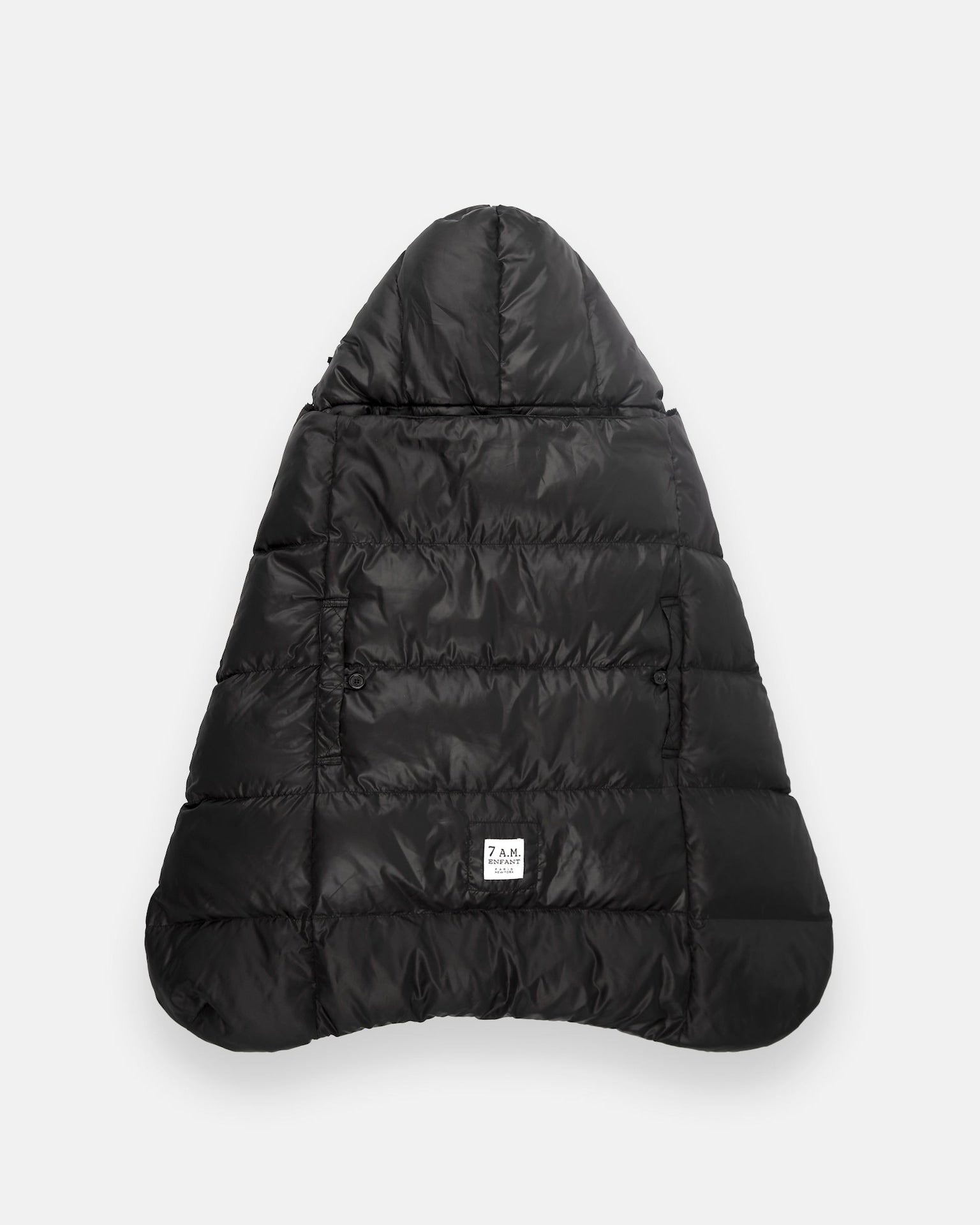 7AM Enfant Heavyweight, K-Poncho Black Plush A8D4 - product image 1