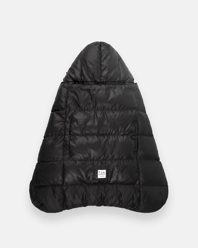 7AM Enfant Heavyweight, K-Poncho Black Plush A8D4