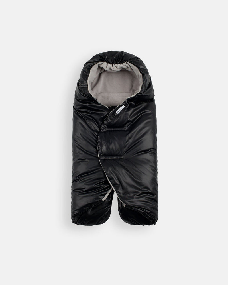 7AM Enfant Nido Fleece Lining Infant Wrap, Black X8S2