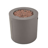 Steel Propane Fire Pit Hidden Tank in Mist Gray, 24-in B7S3 - product image 1