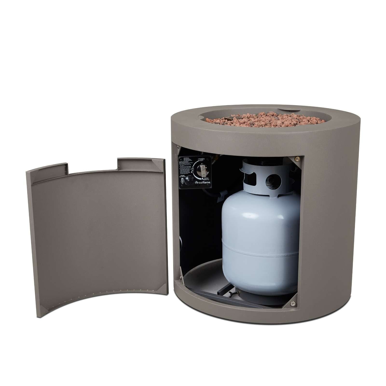 Steel Propane Fire Pit Hidden Tank in Mist Gray, 24-in B7S3 - product image 5