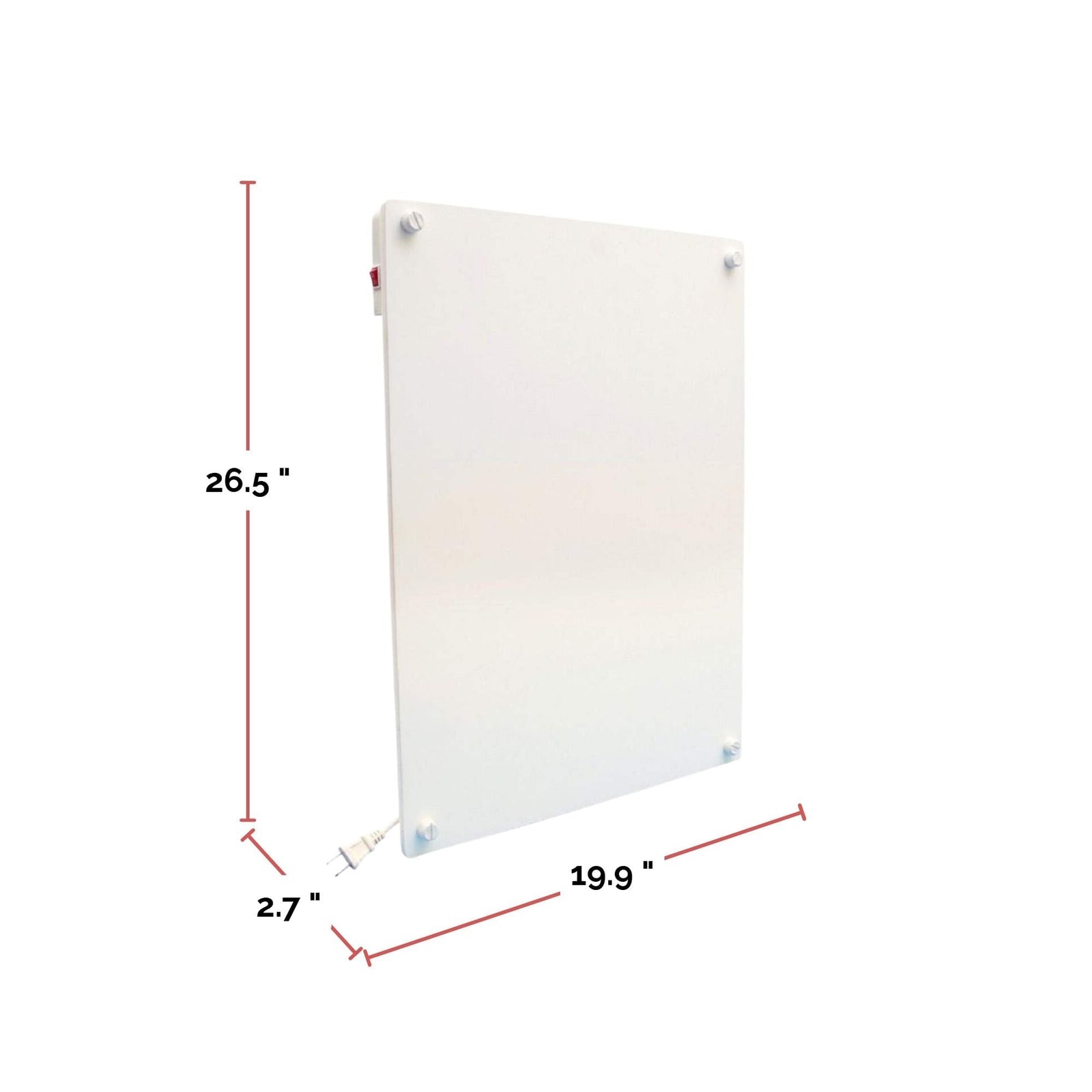 Heater Ceramic Electric Wall-Mounted Heater, 250W, White M0J4 - product image 6
