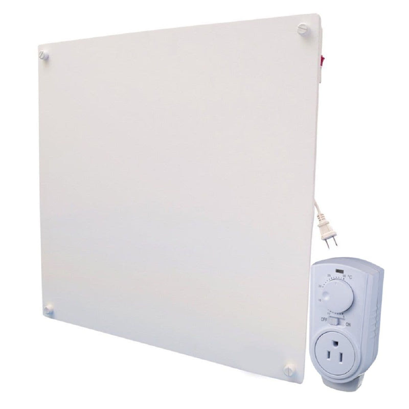 Heater Electric Heater with Plug-in Thermostat, 400W, White D8C2