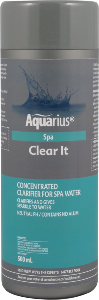 Clear It Concentrated Spa Clarifier, 500-mL X1D6 - product image 1