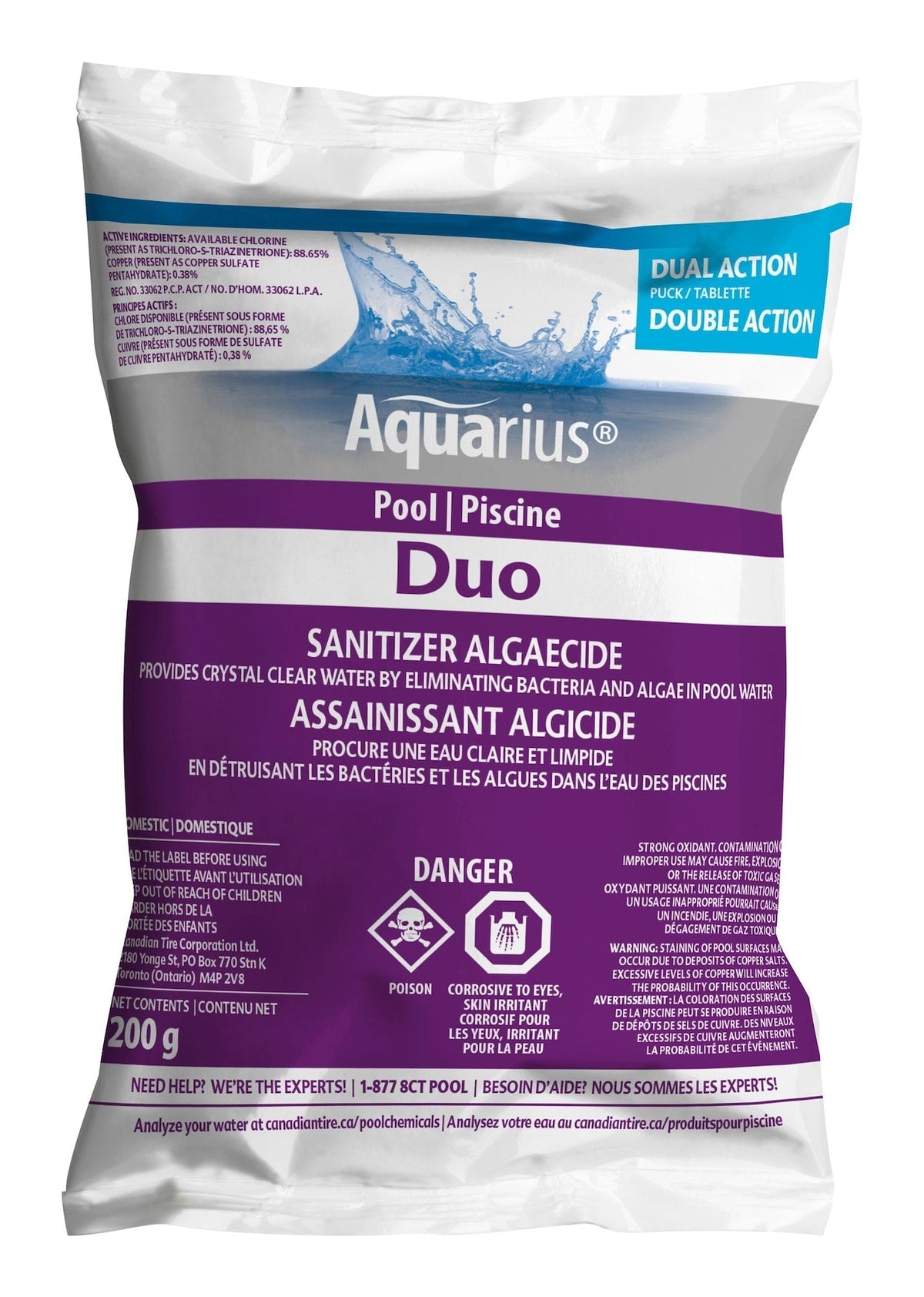 Duo Pool Sanitizer & Algaecide, 200-g M8Y5 - product image 1