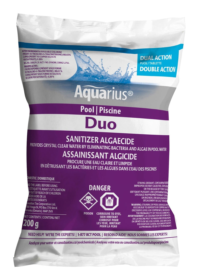 Duo Pool Sanitizer & Algaecide, 200-g M8Y5