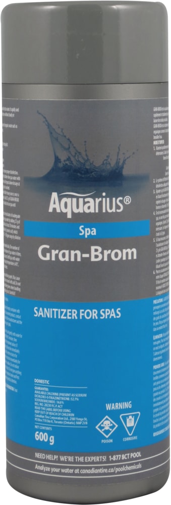 Gran-Brom, Sanitizer for Spa, 600-g V8D6