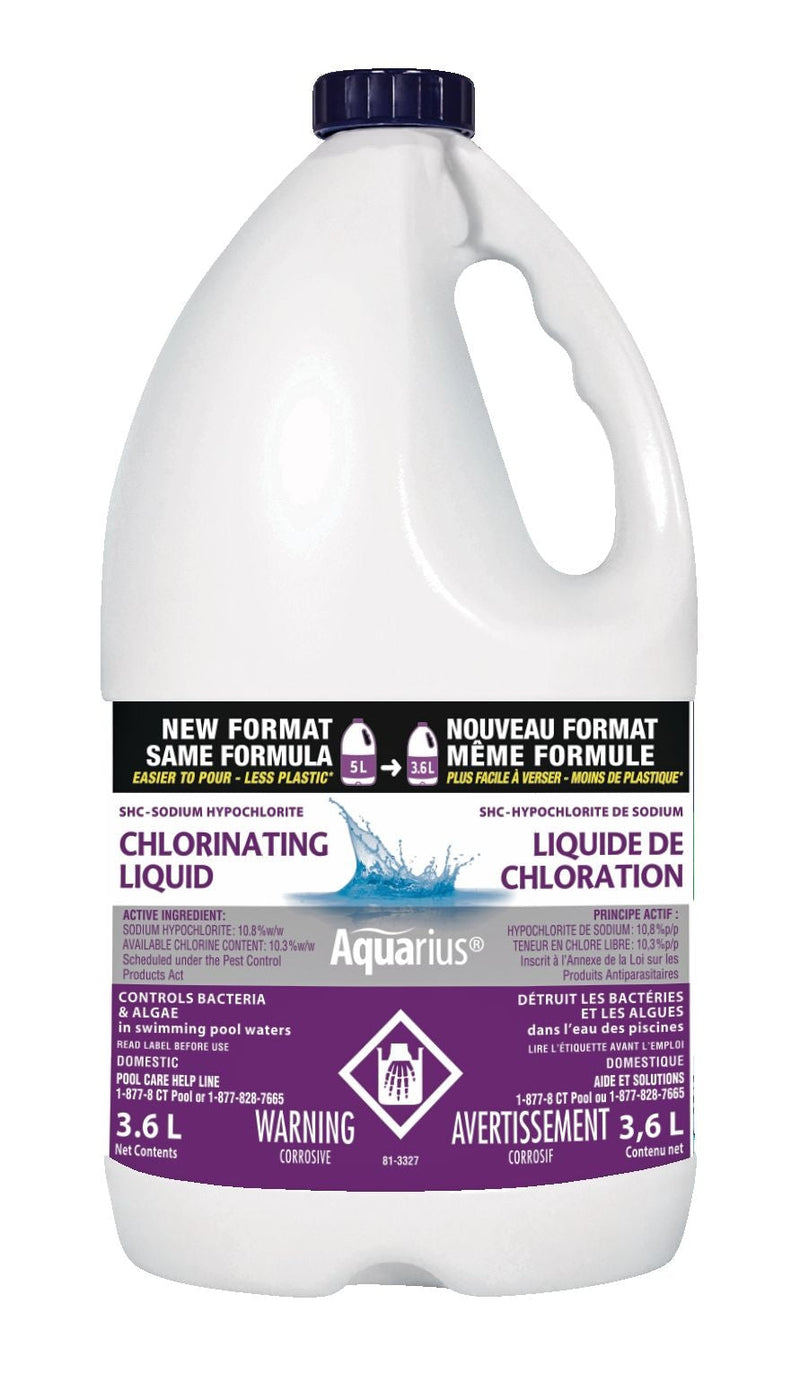 liquid Pool Chlorine, 3.6-L M0B4