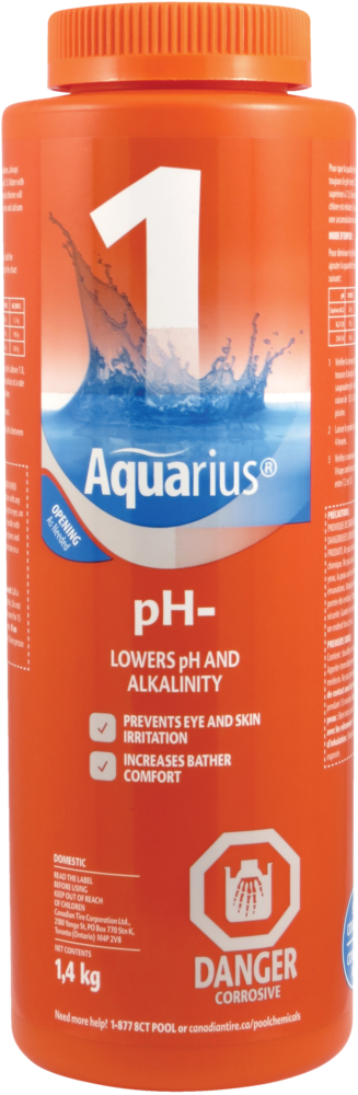 pH Step 1 Water Treatment, 1.4-kg I8N8