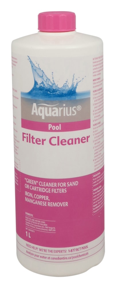 Pool Filter Cleaner, Cleans Sand & Cartridge Filter Media, 1-L Q9C6 - product image 1