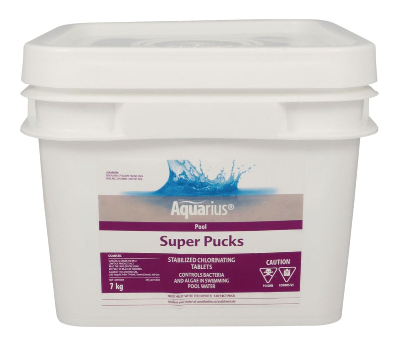 Super Pucks - Stabilized Pool Chlorine Pucks, 7-kg R6H3