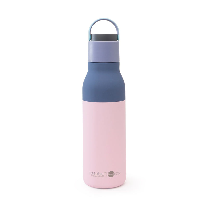 Metro Ceramic Water Bottle, 22-oz, Pastel Pink F5Q8