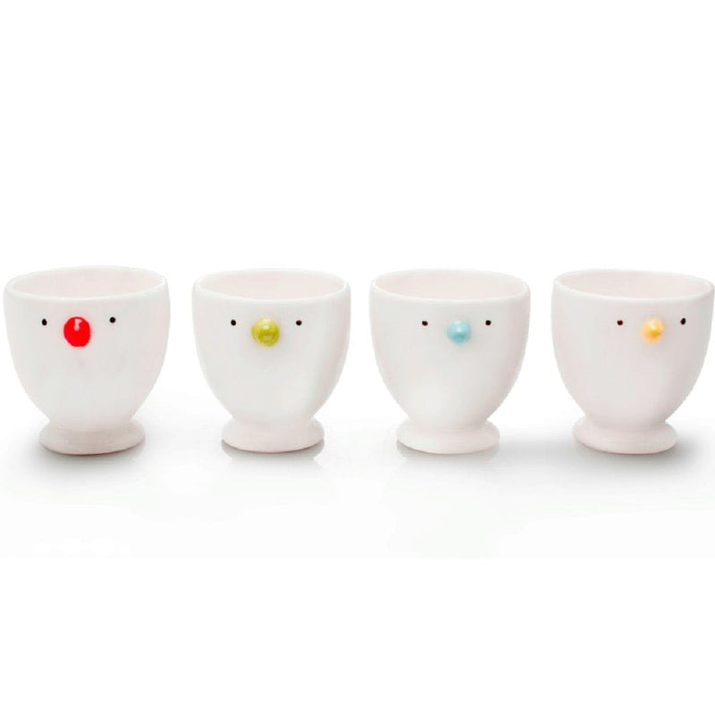 Chick Porcelain Egg Cups, 4-pk M8D5