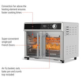 12-in-1 French Door Digital Countertop Convection Oven with Air Fry, 6-Slices K5S6 - product image 3