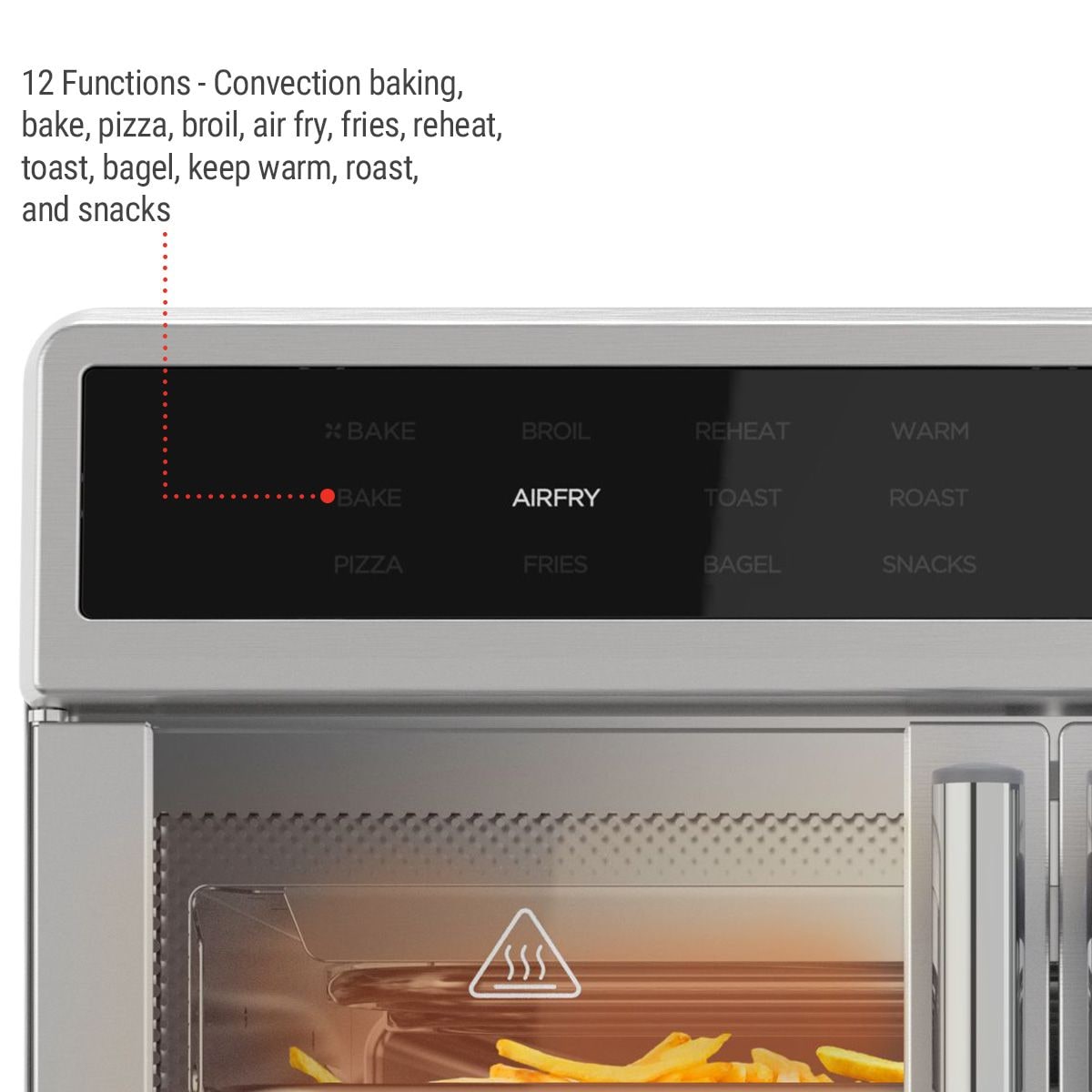 12-in-1 French Door Digital Countertop Convection Oven with Air Fry, 6-Slices K5S6 - product image 4