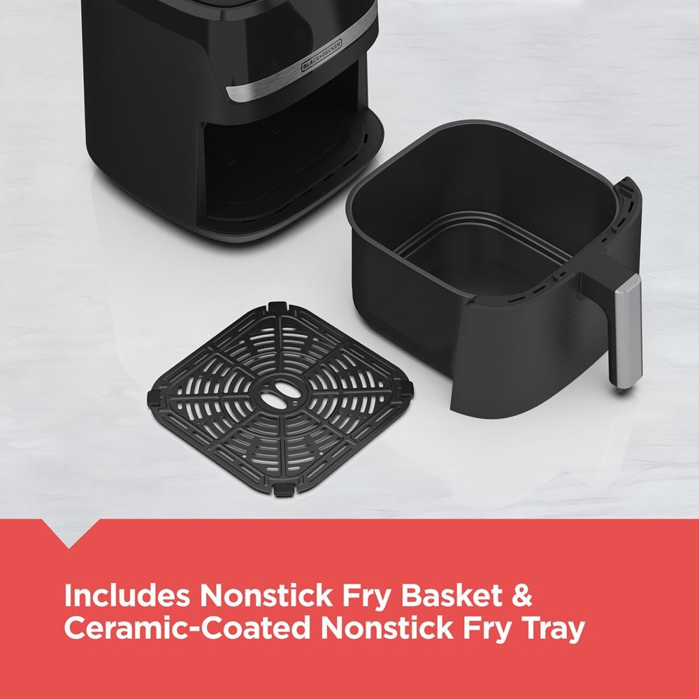8-in-1 Digital Air Fryer with Non-Stick Cooking Basket, 6-qt Y7H3 - product image 8
